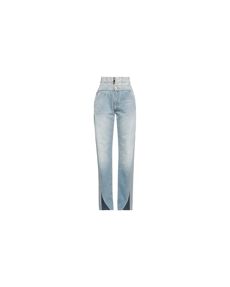 Balmain HOSEN & RÖCKE - Jeanshosenauf YOOX.COM Blau
