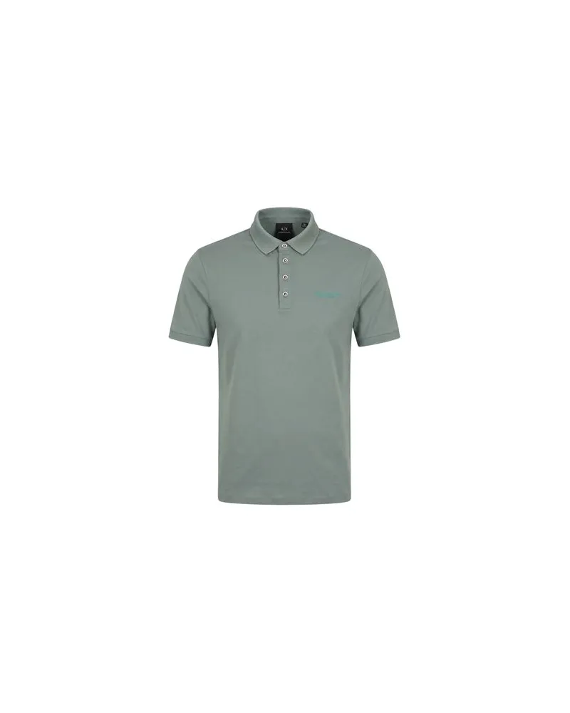 Armani Exchange TOPS - Poloshirtsauf YOOX.COM Salbeigrün