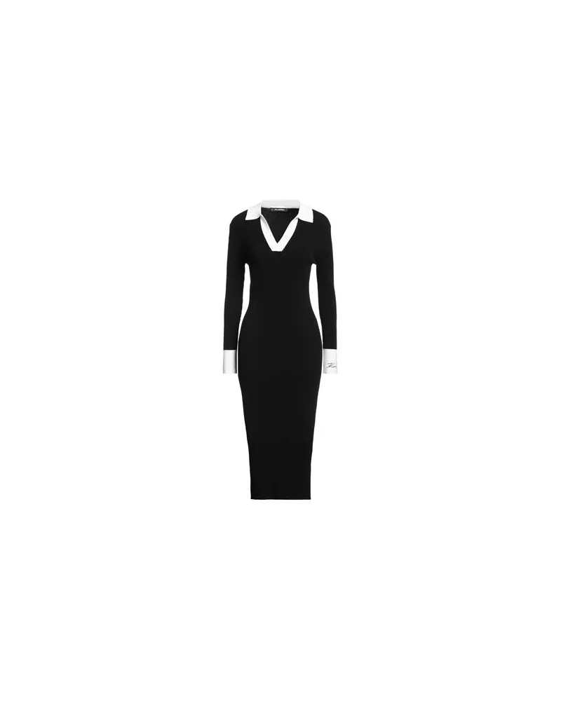 Karl Lagerfeld KLEIDER - Midi-Kleiderauf YOOX.COM Schwarz