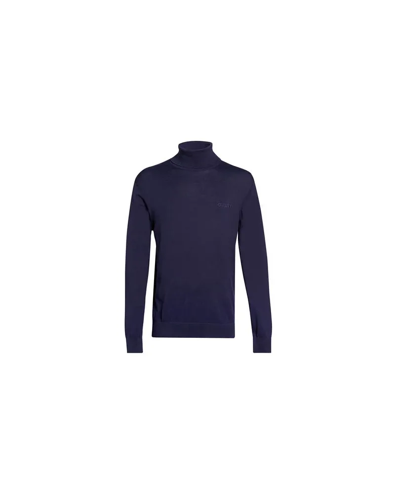 Guess STRICKWAREN - Rollkragenpulloverauf YOOX.COM Marineblau
