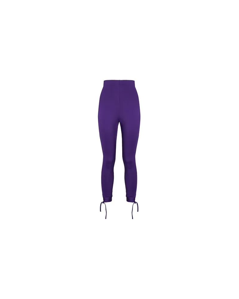 8 by Yoox RECYCLED POLY CUT-OUT DETAIL STIRRUP LEGGINGS  - HOSEN & RÖCKE - Leggingsauf YOOX.COM Violett