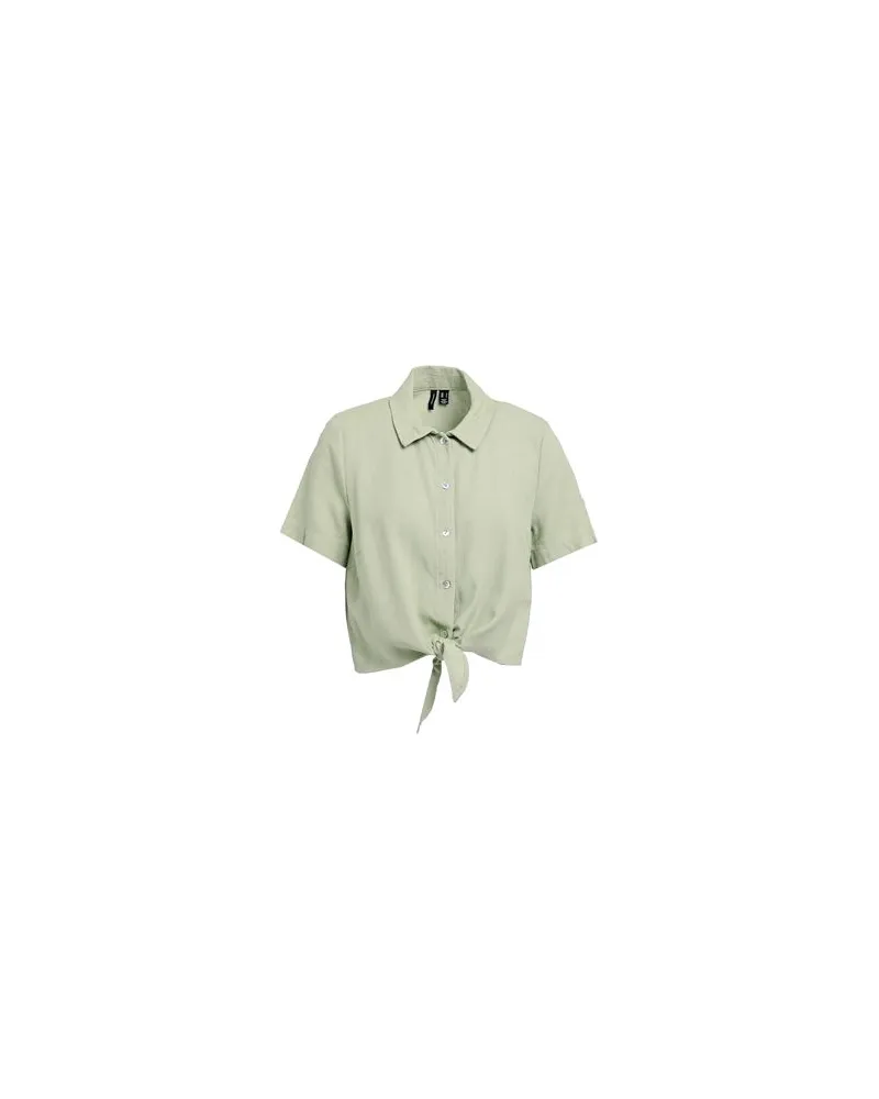 Vero Moda TOPS - Hemdenauf YOOX.COM Salbeigrün