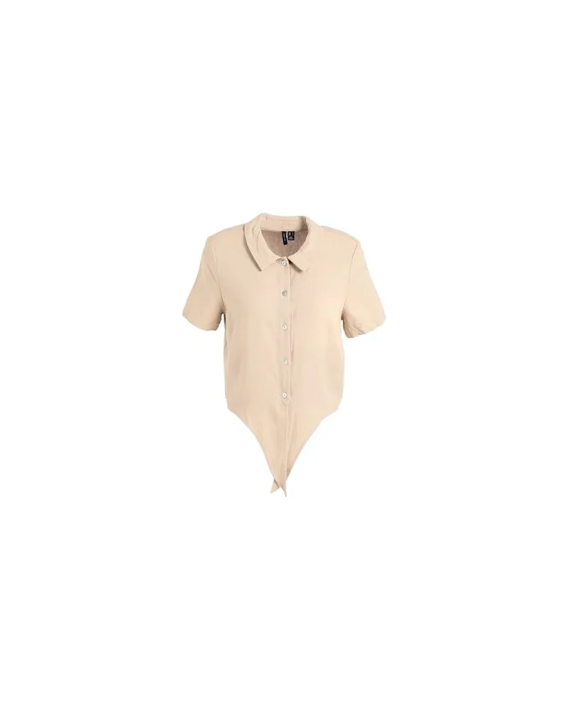 Vero Moda TOPS - Hemdenauf YOOX.COM Sand