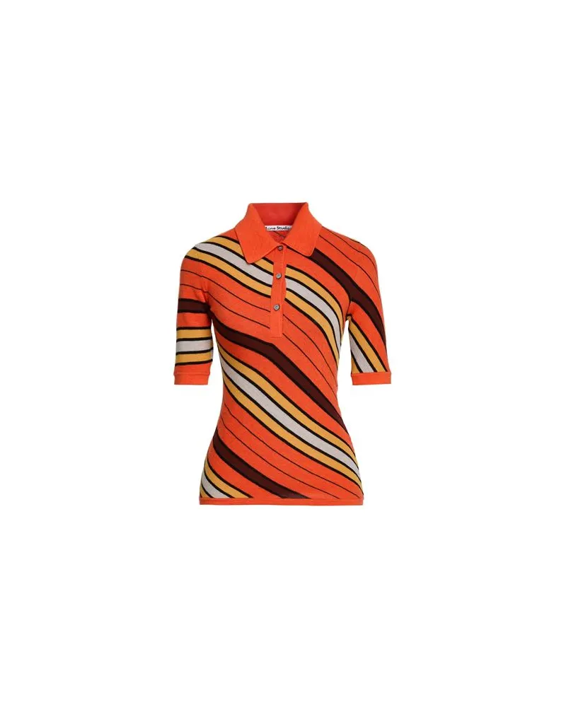 Acne Studios TOPS - Poloshirtsauf YOOX.COM Orange