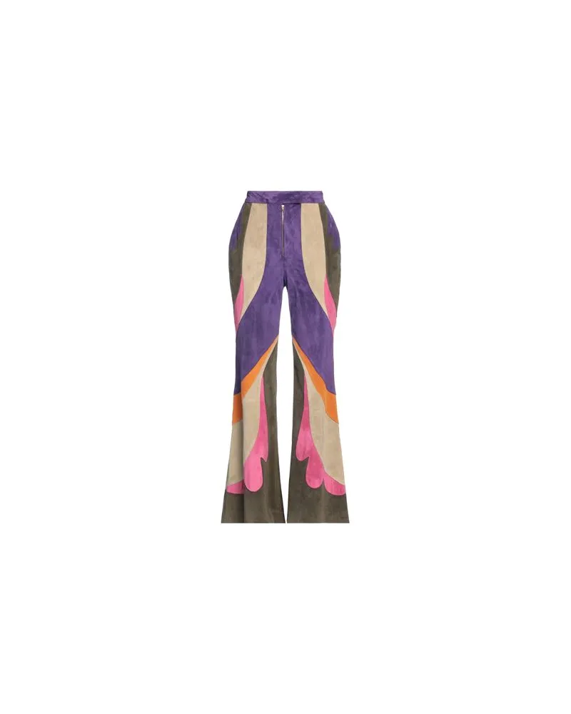 Alberta Ferretti HOSEN & RÖCKE - Hosenauf YOOX.COM Violett