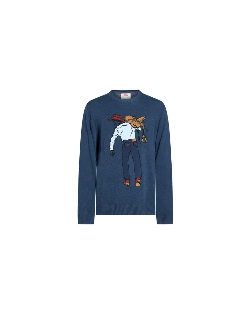 Levi's STRICKWAREN - Pulloverauf YOOX.COM Blau