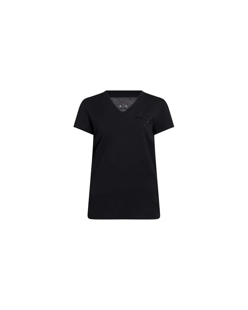 Armani Exchange TOPS - T-shirtsauf YOOX.COM Schwarz