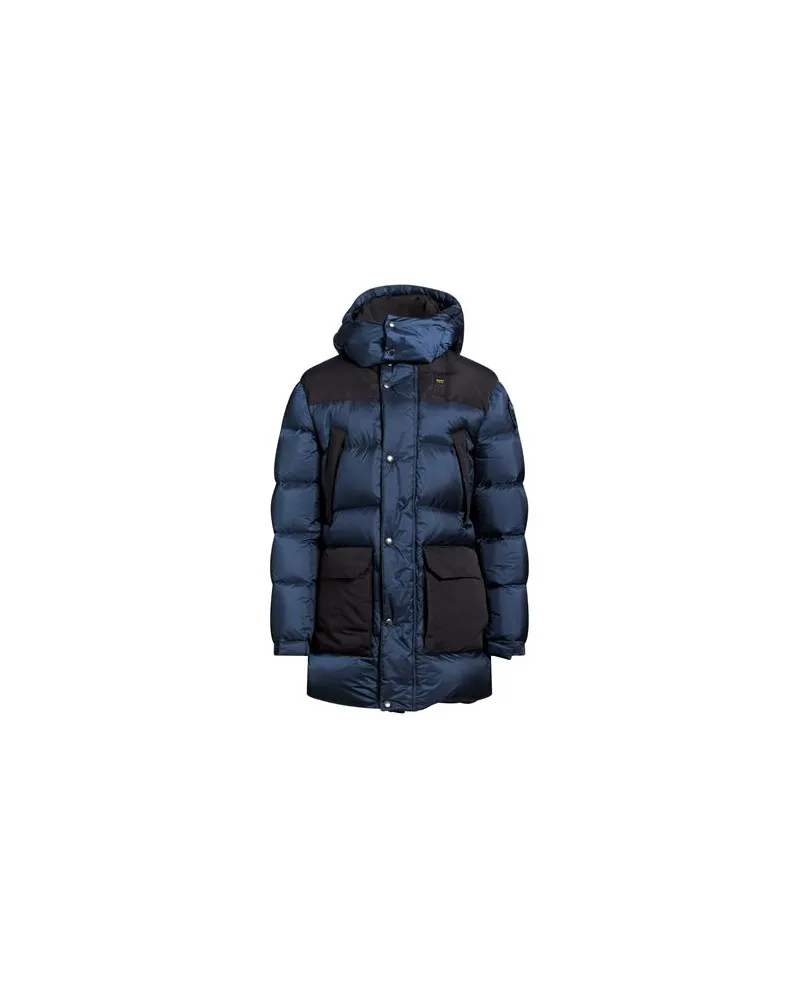 Blauer JACKEN & MÄNTEL - Pufferjacken & Daunenjackenauf YOOX.COM Marineblau