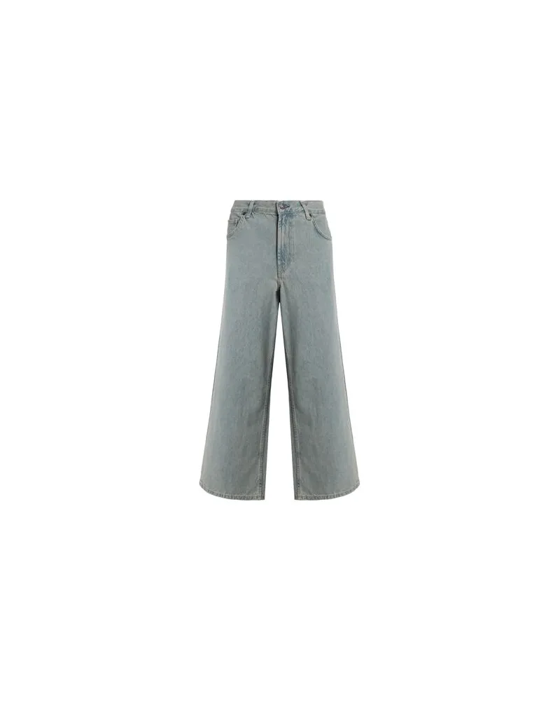 Topshop HOSEN & RÖCKE - Jeanshosenauf YOOX.COM Blau