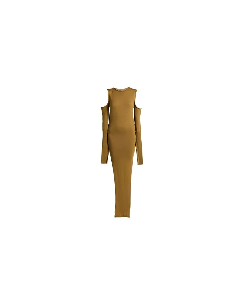 Rick Owens KLEIDER - Maxi-Kleiderauf YOOX.COM Senf