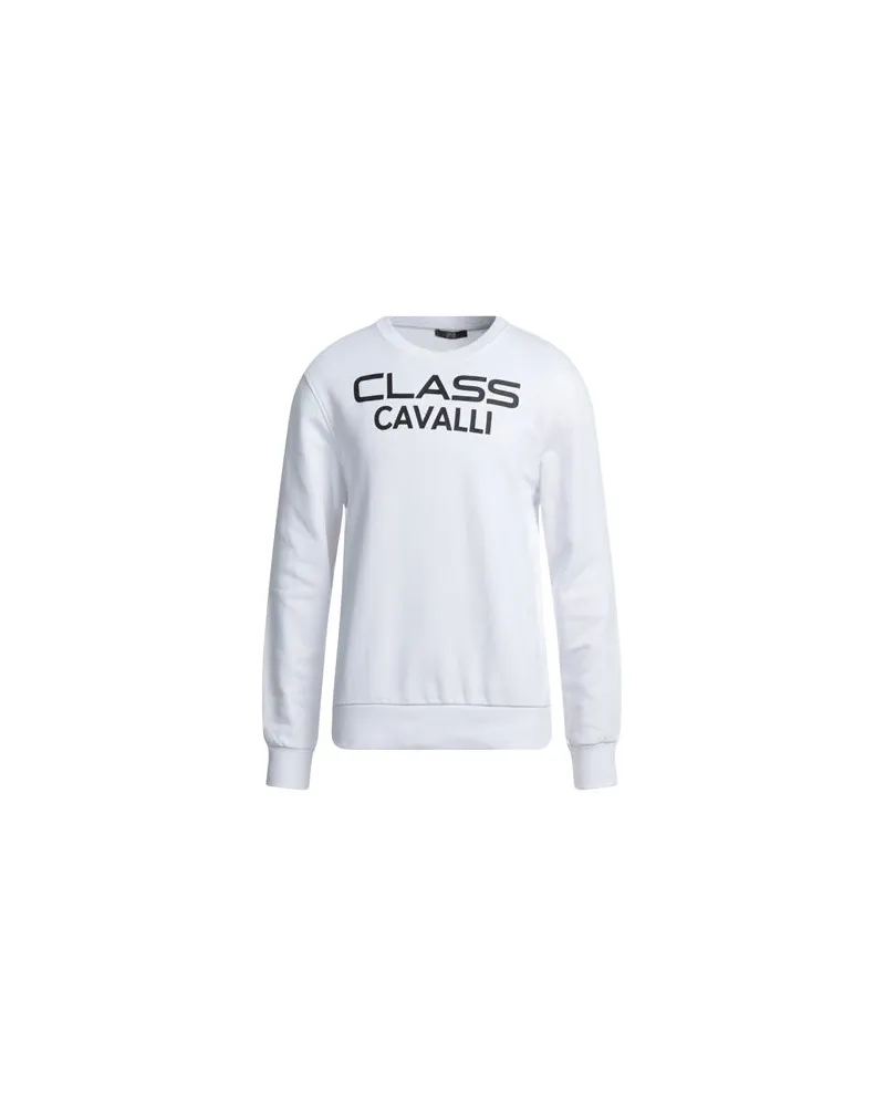Roberto Cavalli TOPS - Sweatshirtsauf YOOX.COM Weiß