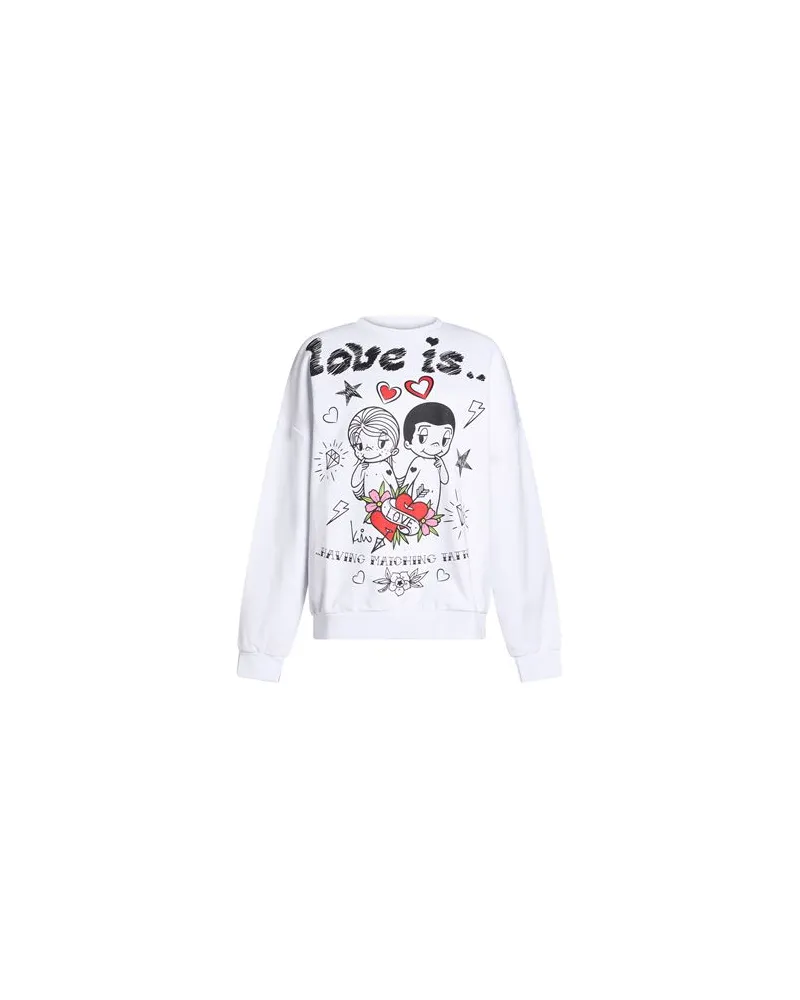 Gaëlle Bonheur LOVE IS... BY  - TOPS - Sweatshirtsauf YOOX.COM Weiß
