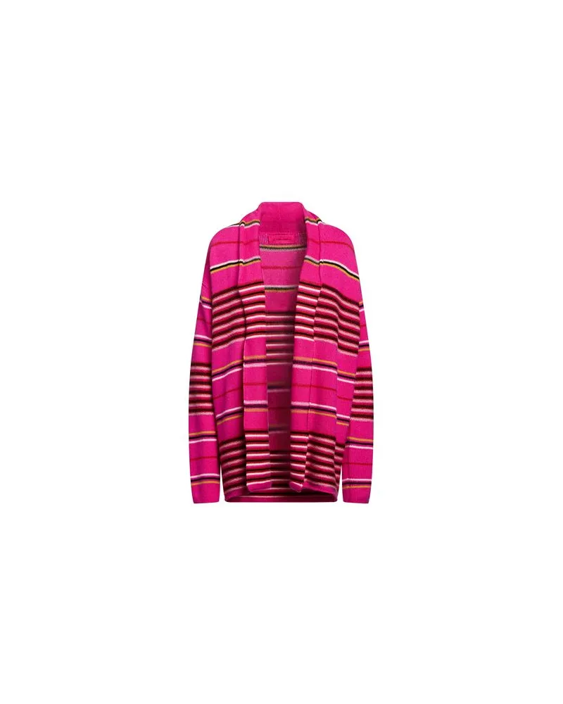 The Elder Statesman STRICKWAREN - Strickjackenauf YOOX.COM Fuchsia