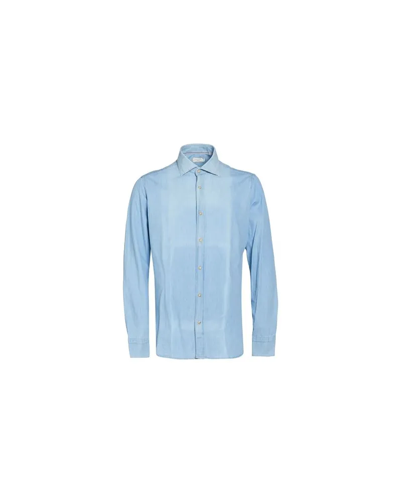 Tintoria Mattei TOPS - Jeanshemdenauf YOOX.COM Blau