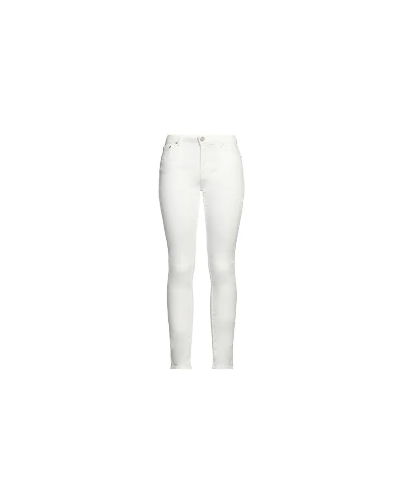 Trussardi HOSEN & RÖCKE - Jeanshosenauf YOOX.COM Weiß