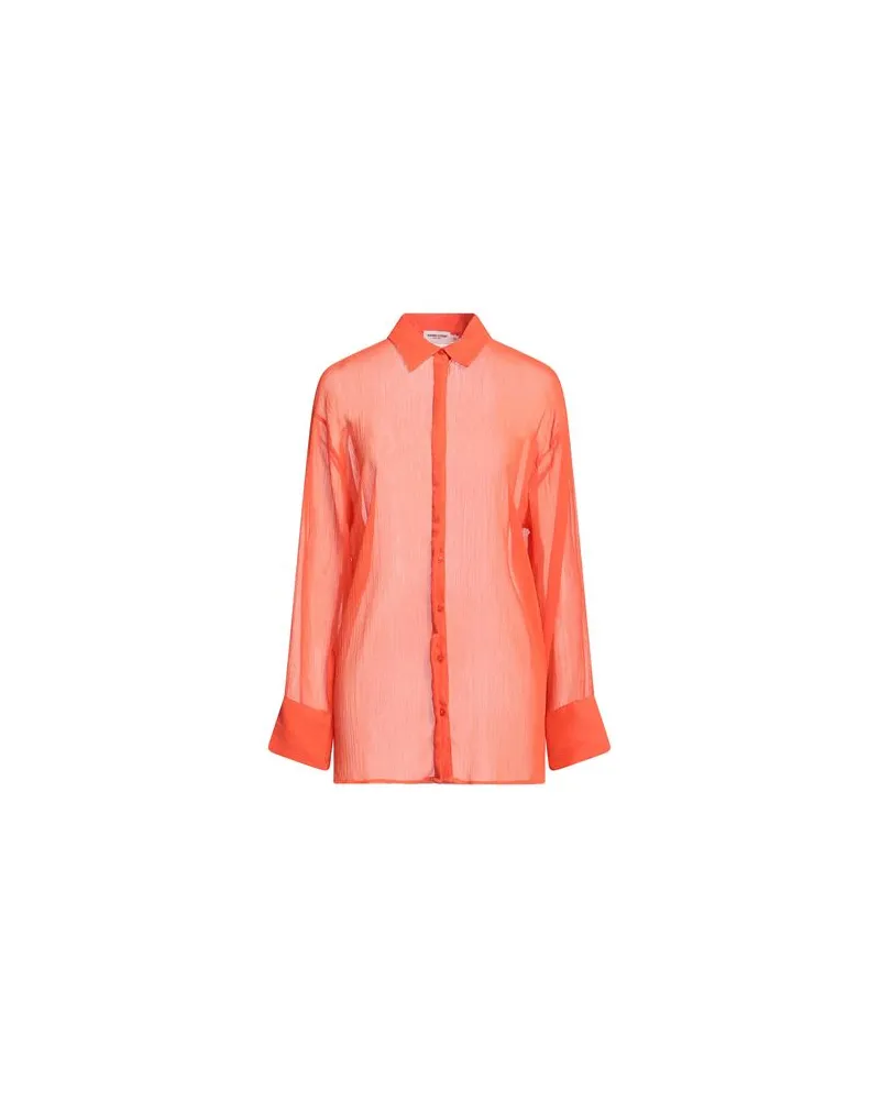 NA-KD TOPS - Hemdenauf YOOX.COM Orange