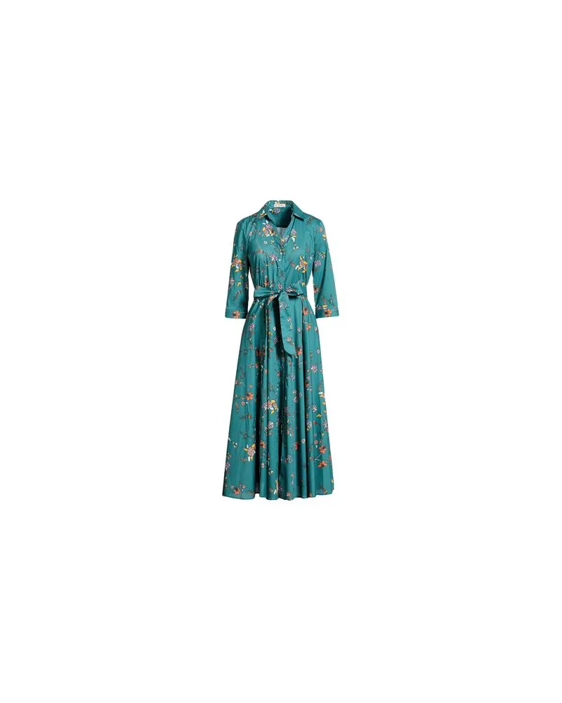 Camicettasnob KLEIDER - Maxi-Kleiderauf YOOX.COM Aquamarin