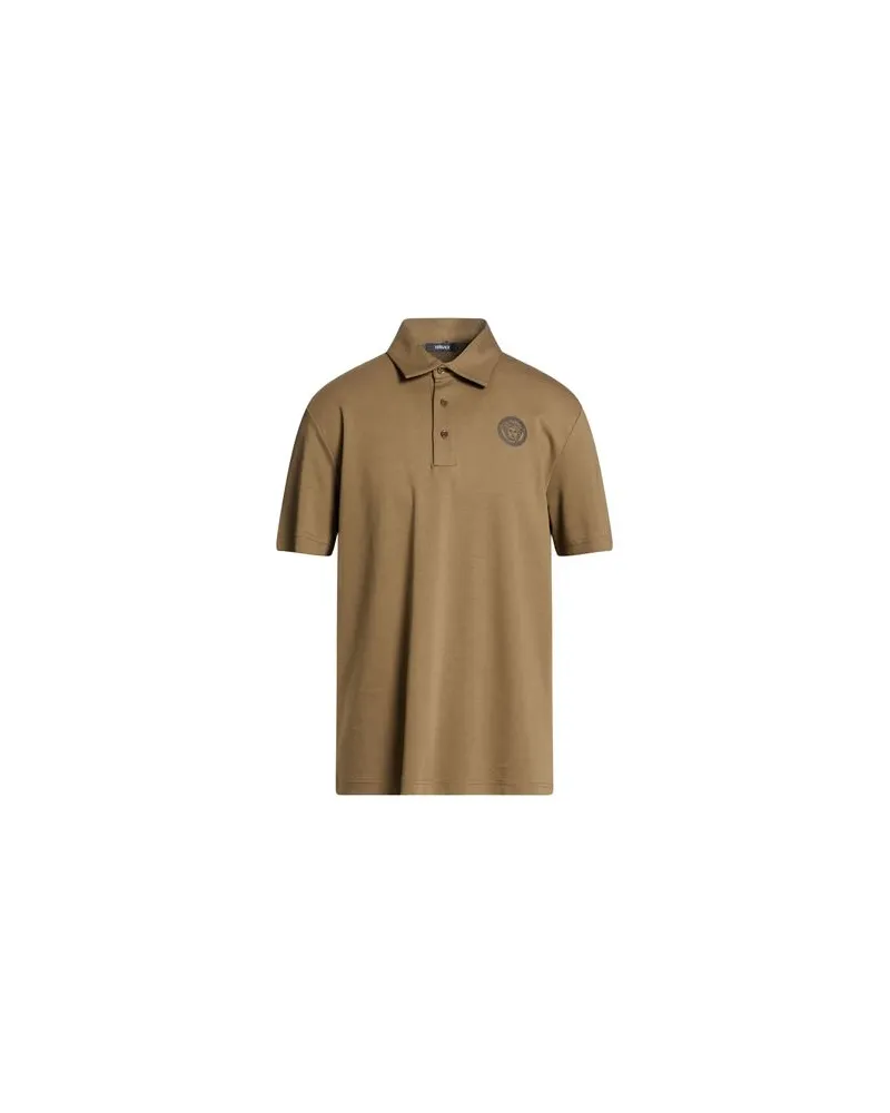 Versace TOPS - Poloshirtsauf YOOX.COM Militärgrün