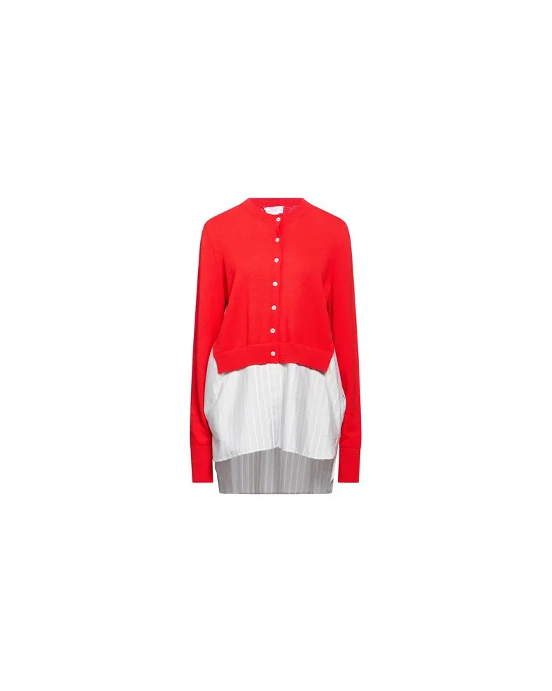 Stella McCartney STRICKWAREN - Strickjackenauf YOOX.COM Rot