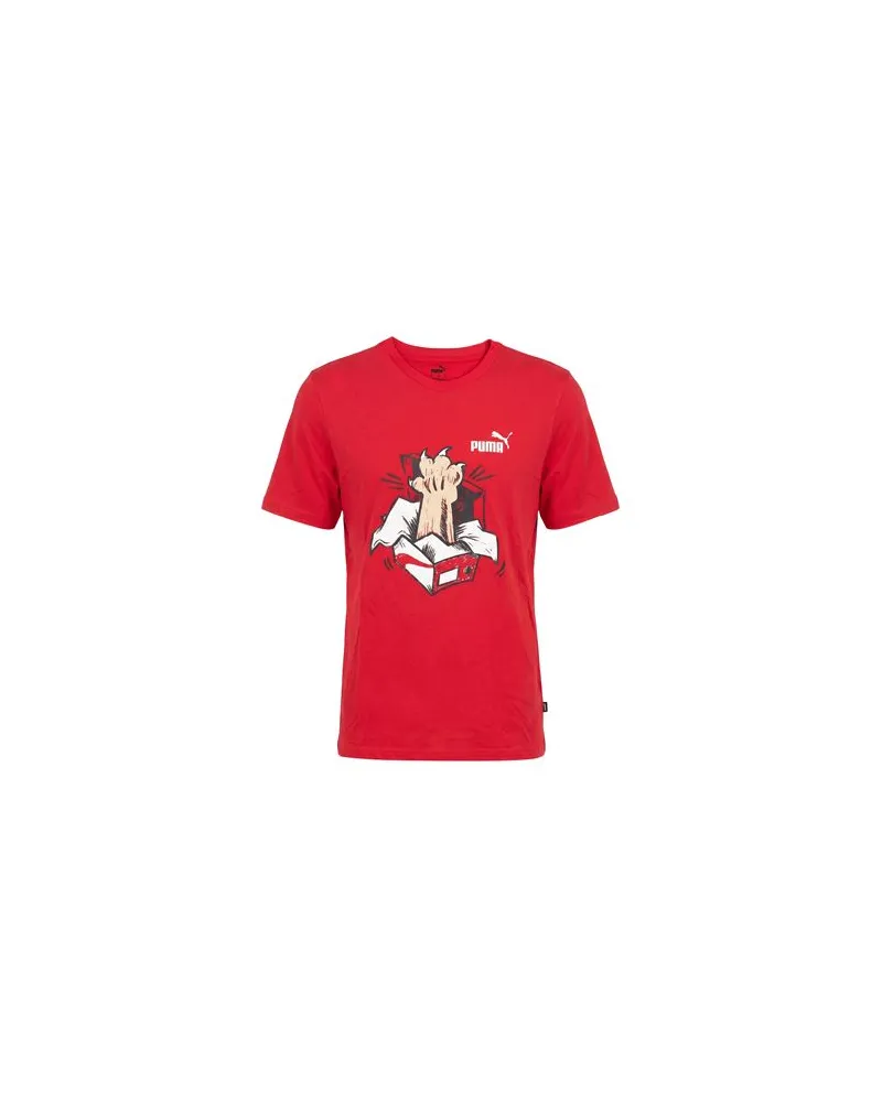 Puma TOPS - T-shirtsauf YOOX.COM Rot