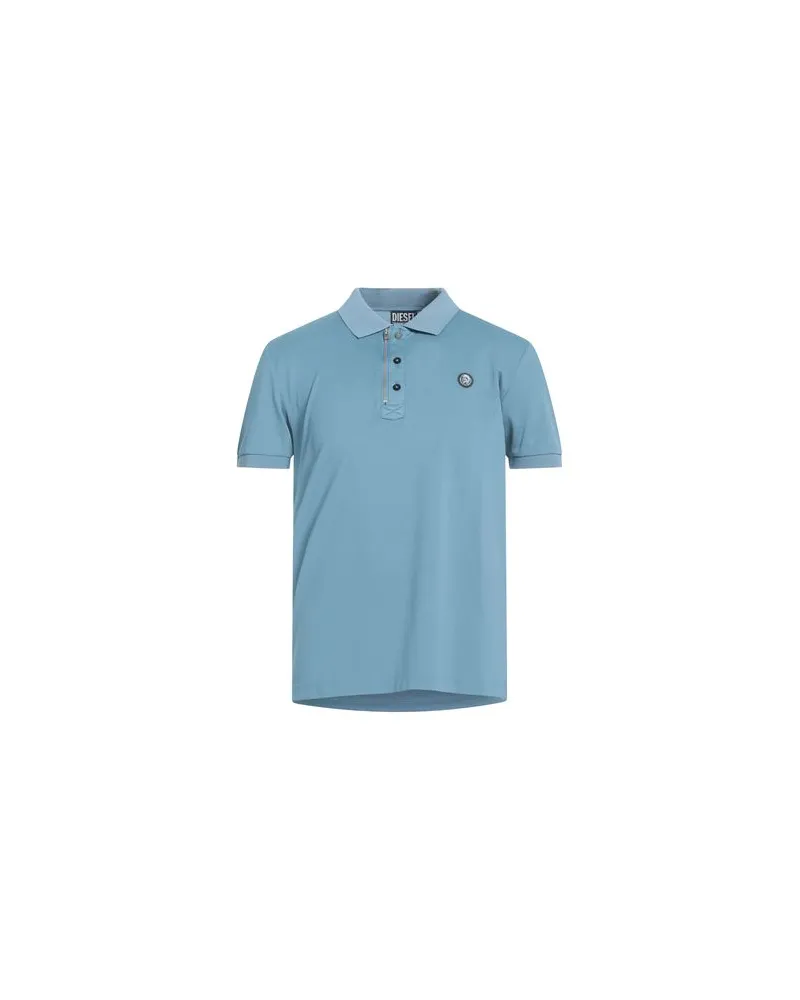 Diesel TOPS - Poloshirtsauf YOOX.COM Taubenblau
