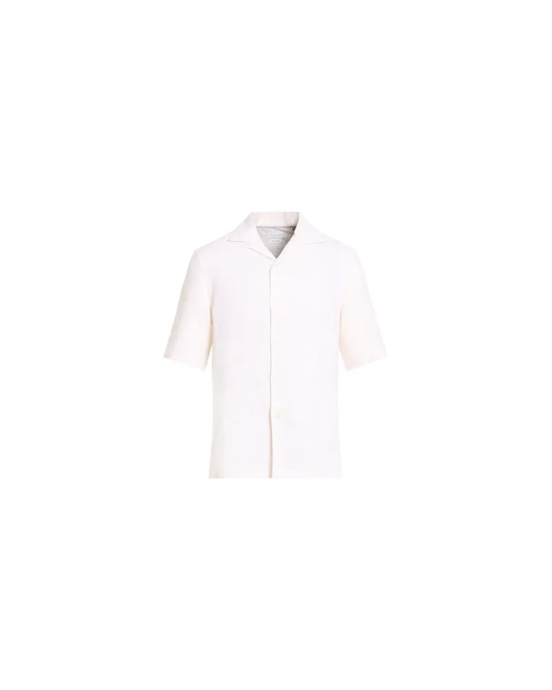 Brunello Cucinelli TOPS - Hemdenauf YOOX.COM Cremeweiß