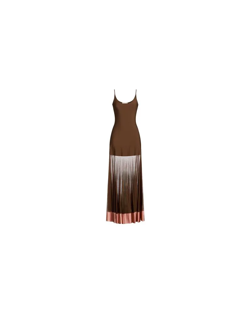 Fendi KLEIDER - Maxi-Kleiderauf YOOX.COM Braun
