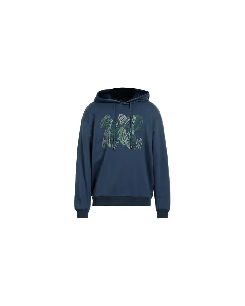 Giorgio Armani TOPS - Sweatshirtsauf YOOX.COM Marineblau