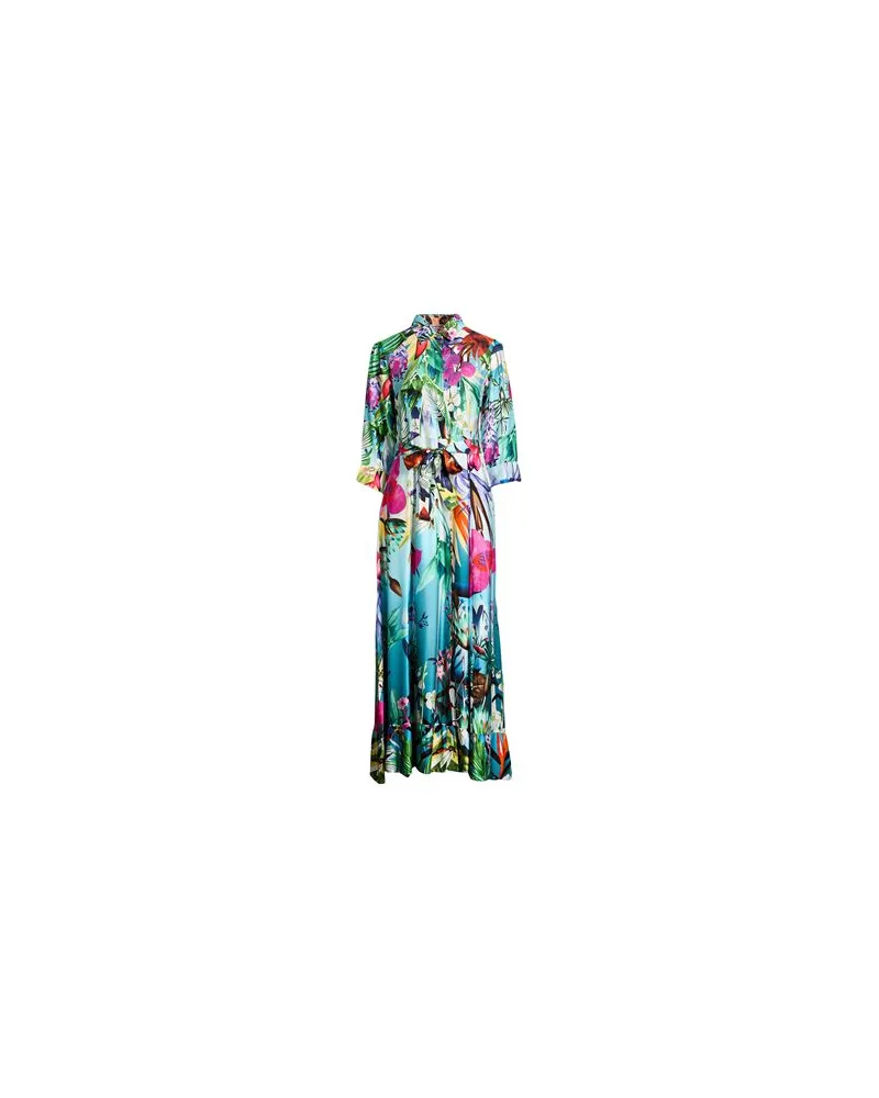 Connor & Blake KLEIDER - Maxi-Kleiderauf YOOX.COM Himmelblau