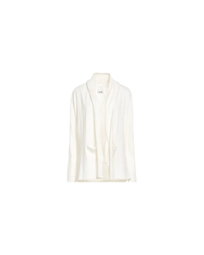 ALLUDE STRICKWAREN - Strickjackenauf YOOX.COM Elfenbein