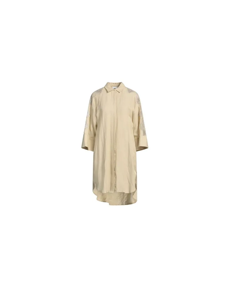Alpha Studio KLEIDER - Mini-Kleiderauf YOOX.COM Beige