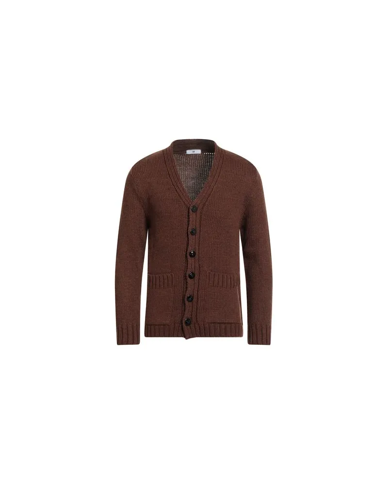 PMDS PREMIUM MOOD DENIM SUPERIOR STRICKWAREN - Strickjackenauf YOOX.COM Schokobraun