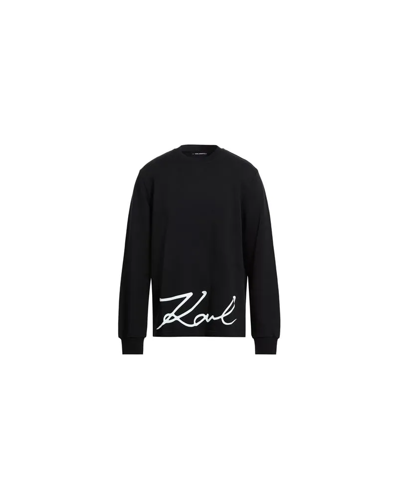Karl Lagerfeld TOPS - Sweatshirtsauf YOOX.COM Schwarz