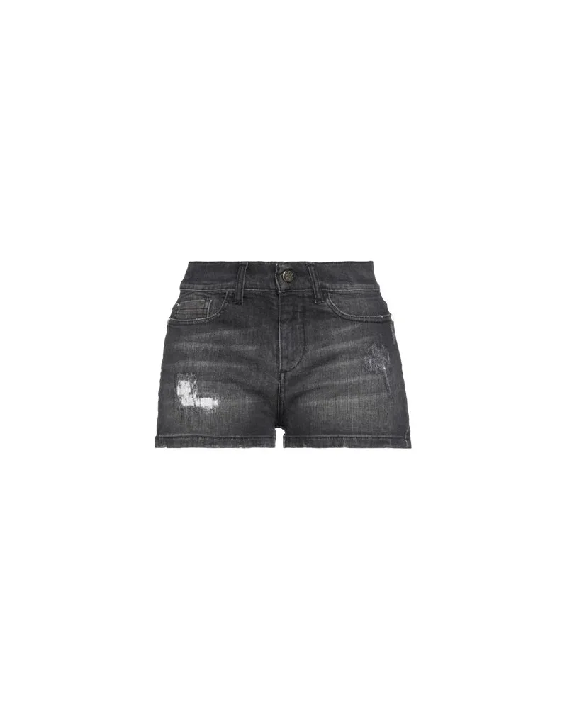 Frankie Morello HOSEN & RÖCKE - Jeansshortsauf YOOX.COM Schwarz