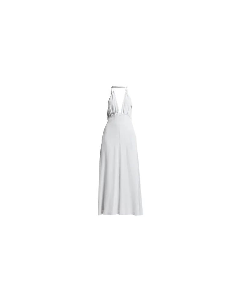 Totême KLEIDER - Maxi-Kleiderauf YOOX.COM Hellgrau