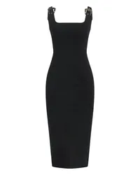 Versace Jeans Midi-Kleid Schwarz