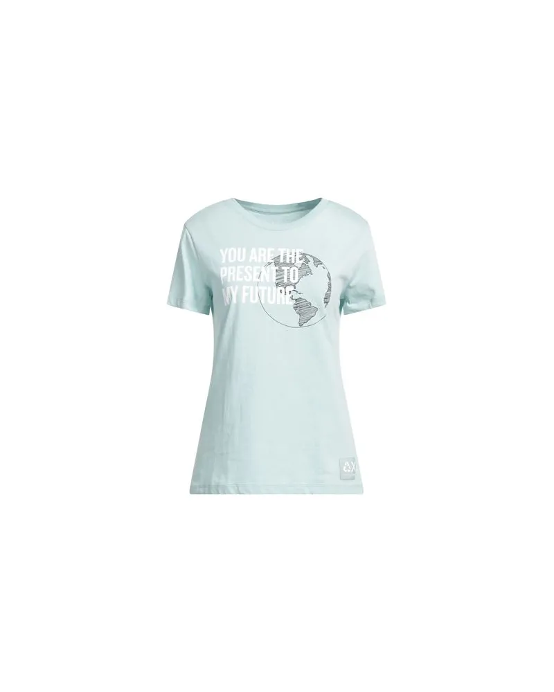 Armani Exchange TOPS - T-shirtsauf YOOX.COM Himmelblau