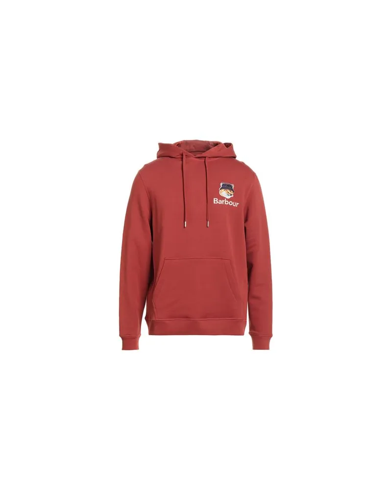 Barbour TOPS - Sweatshirtsauf YOOX.COM Ziegelrot