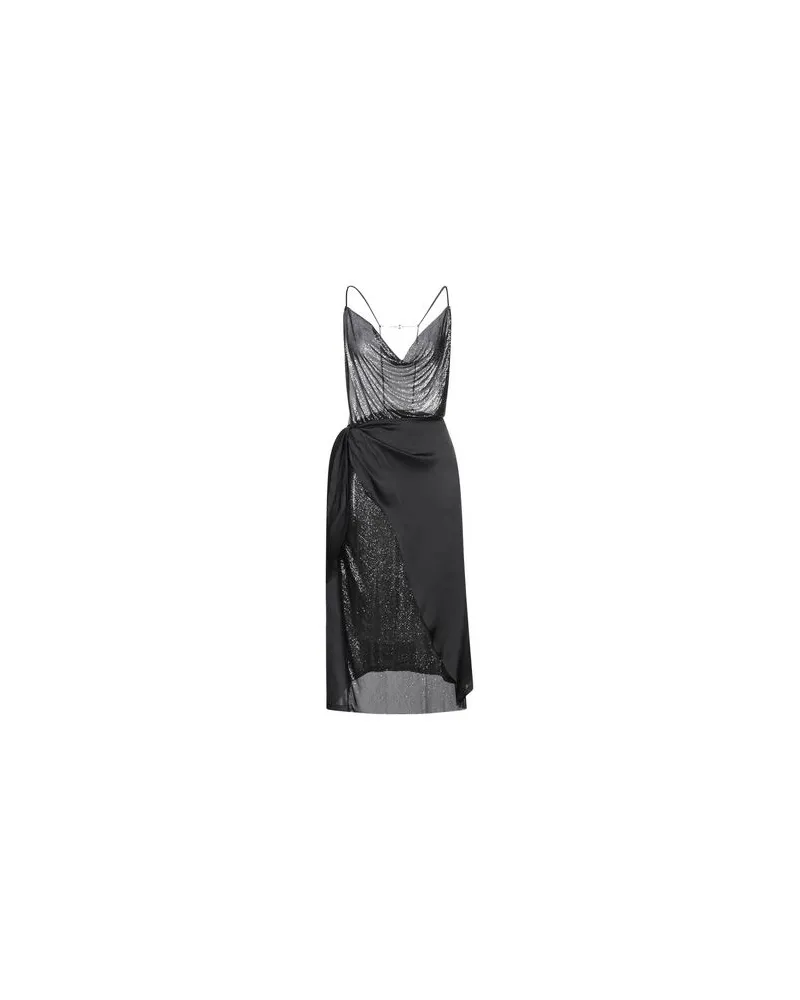 Paco Rabanne KLEIDER - Midi-Kleiderauf YOOX.COM Schwarz