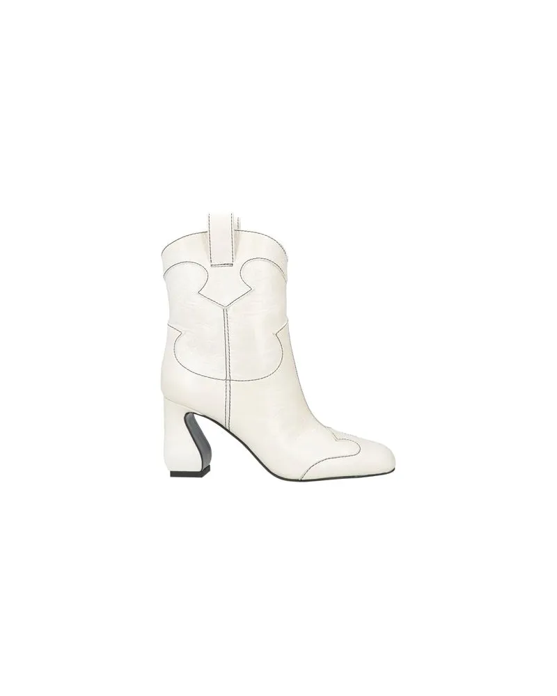 Sergio Rossi SCHUHE - Stiefelettenauf YOOX.COM Weiß