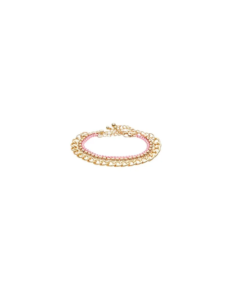 8 by Yoox ENAMELLED CHAIN AND RHINESTONES BRACELET SET  - SCHMUCK und UHREN - Armbänderauf YOOX.COM Gold