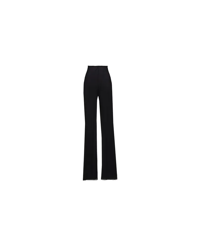 8 by Yoox SEE-THROUGH HIGH WAIST PANTS  - HOSEN & RÖCKE - Hosenauf YOOX.COM Schwarz