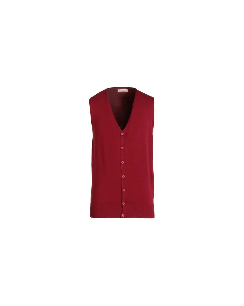 Cashmere Company STRICKWAREN - Strickjackenauf YOOX.COM Ziegelrot