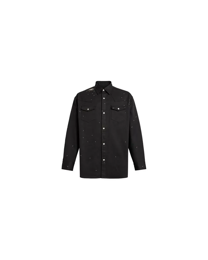 Undercover JUN TAKAHASHI - TOPS - Jeanshemdenauf YOOX.COM Schwarz