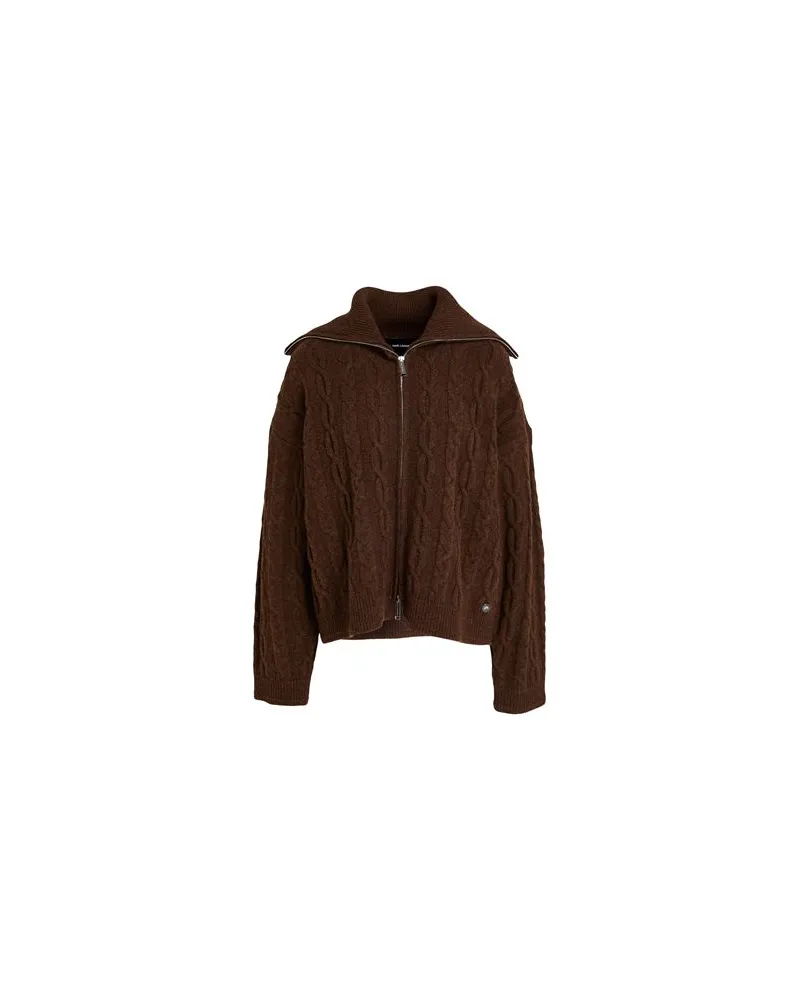 Karl Lagerfeld STRICKWAREN - Strickjackenauf YOOX.COM Braun