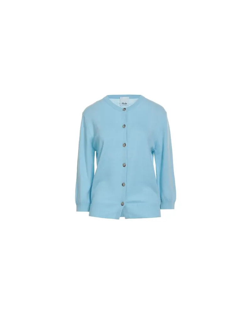 ALLUDE STRICKWAREN - Strickjackenauf YOOX.COM Hellblau