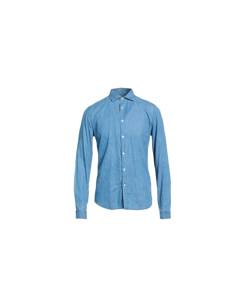 Peuterey TOPS - Jeanshemdenauf YOOX.COM Blau