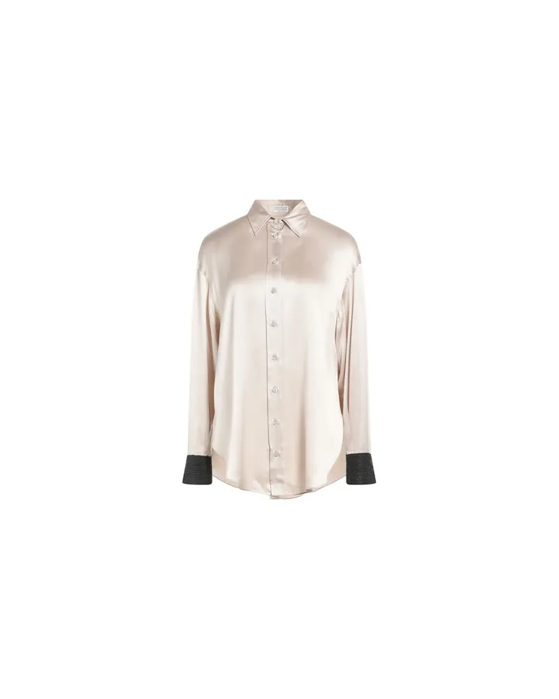 Brunello Cucinelli TOPS - Hemdenauf YOOX.COM Beige