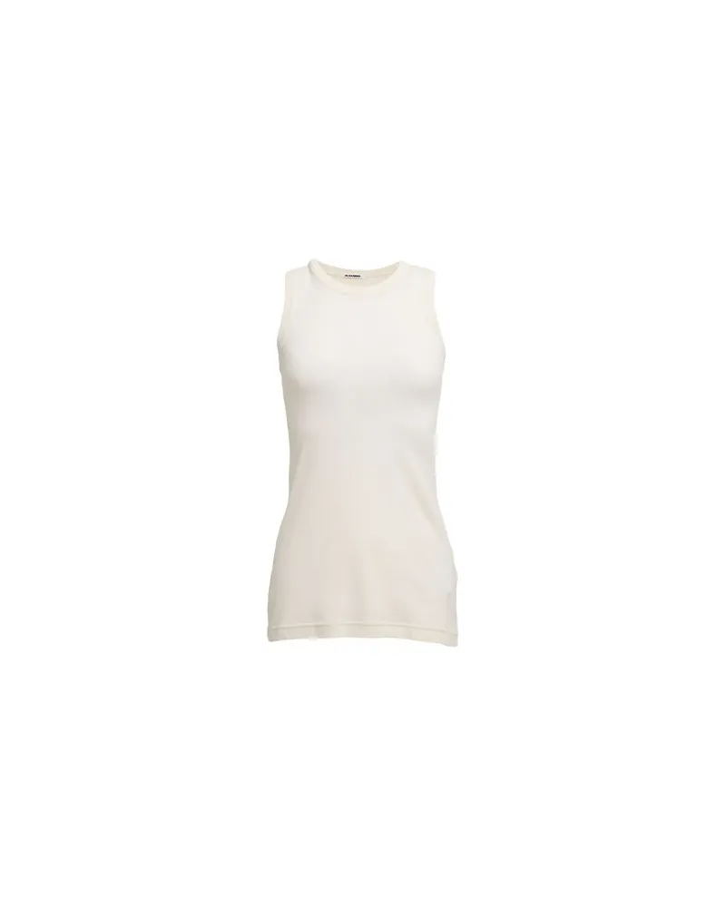 Jil Sander TOPS - Tank Topsauf YOOX.COM Cremeweiß