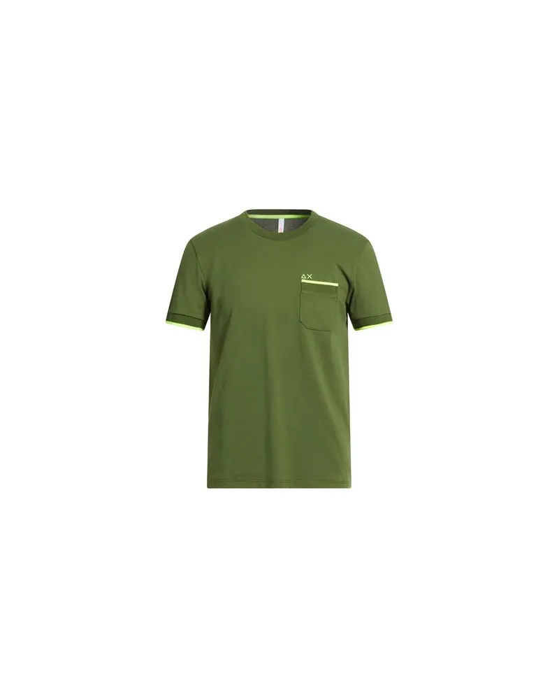 Sun68 TOPS - T-shirtsauf YOOX.COM Militärgrün